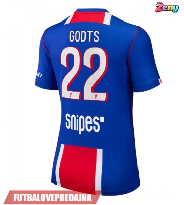 Lacne Ženy Futbalové dres Paris Saint-Germain Mika Godts #22 2026-27 Krátky Rukáv - Domáci